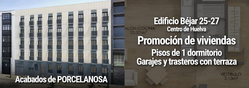 Pisos de 1 dormitorio en el centro de Huelva